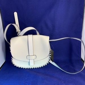 Cream crossbody purse